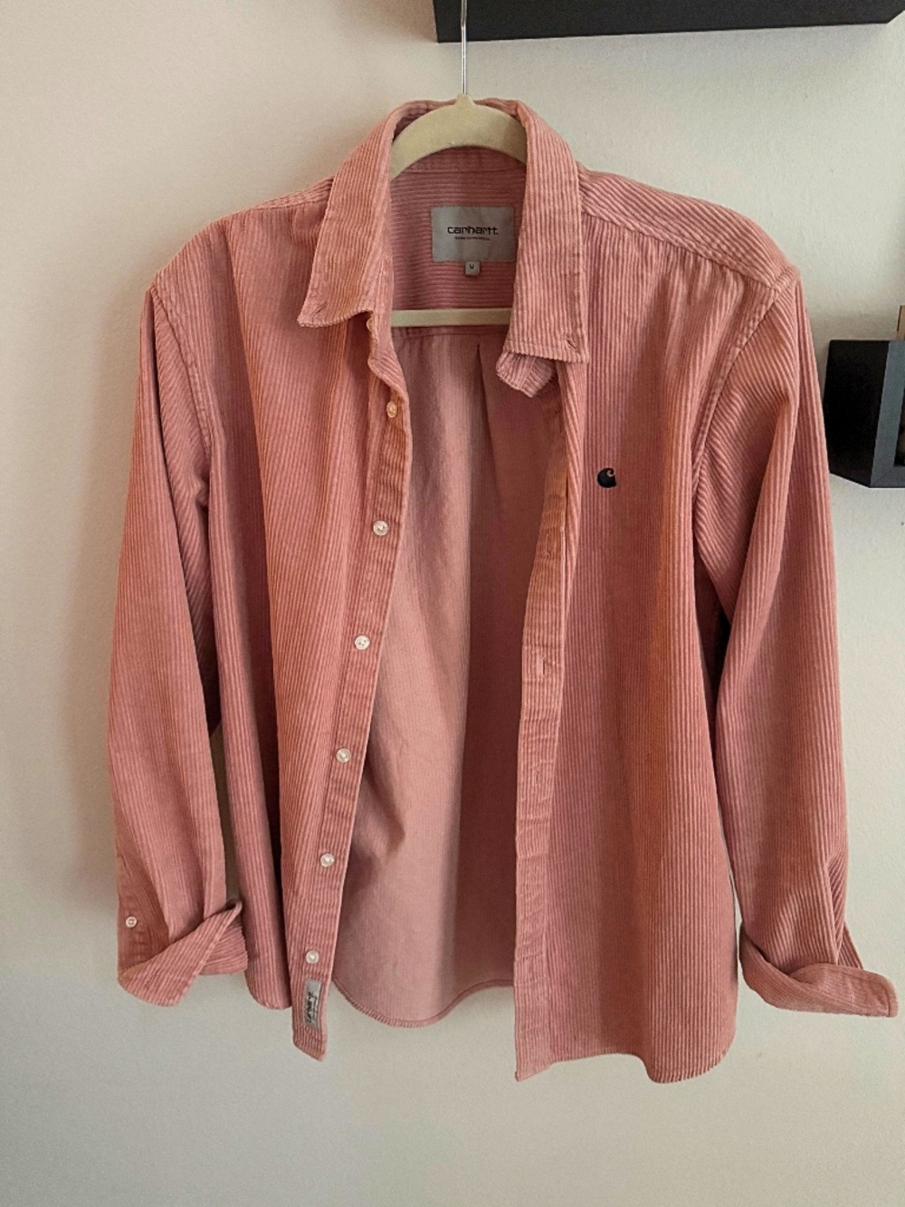 Carhartt Pink Corduroy Button-Down Shirt